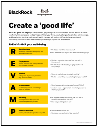 Create a good life