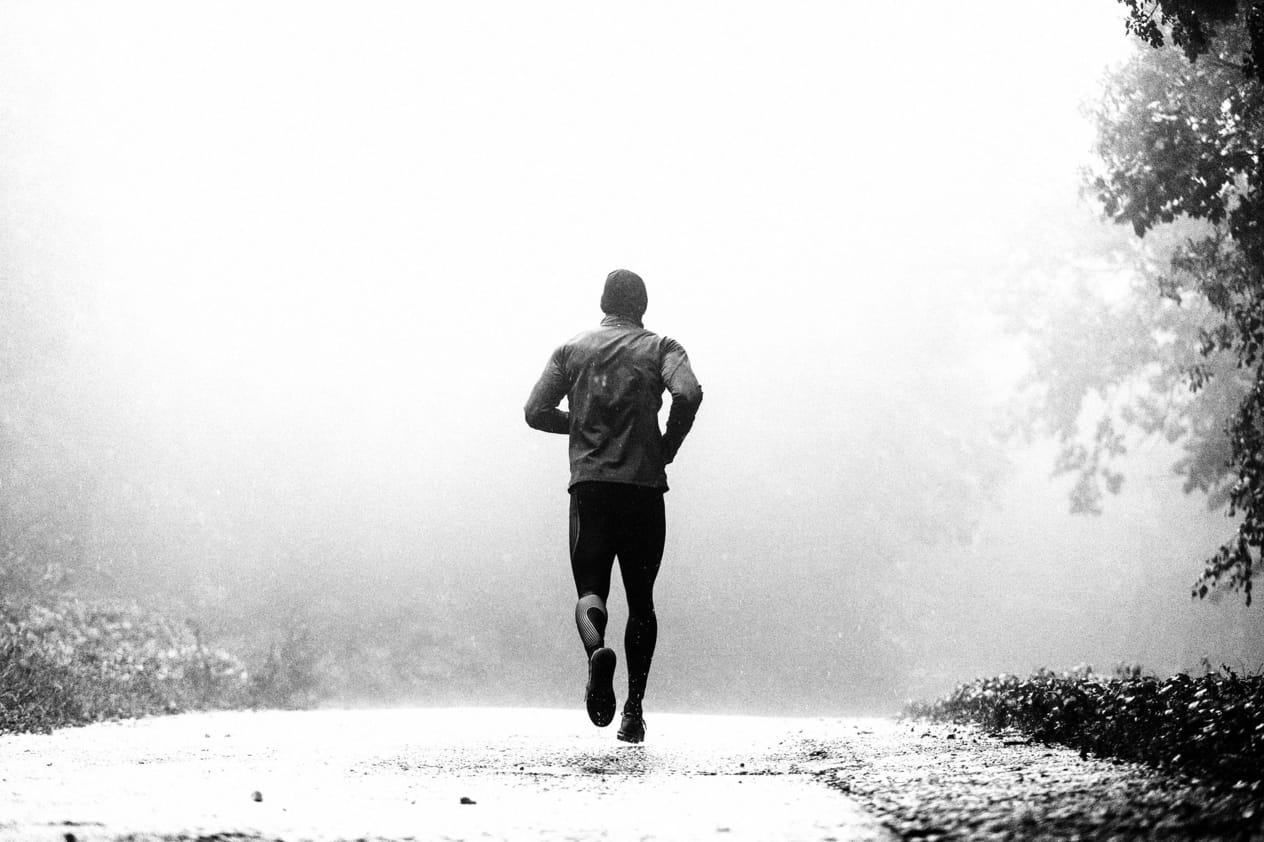 Image of a running man.