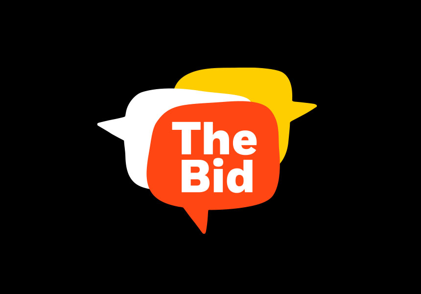 The Bid podcast logo