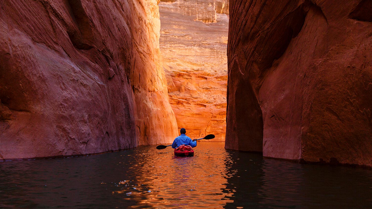 Image of person in canoe