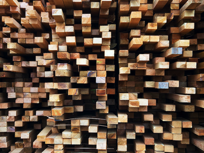 stacked wood sticks