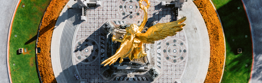 Angel statue in park