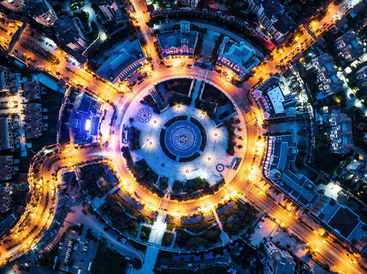 Image of a roundabout