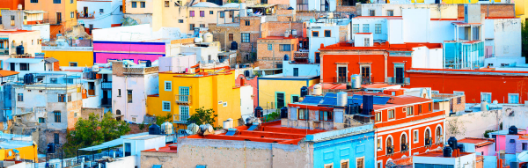 A group of buildings in a city