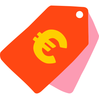 Euro fees tag