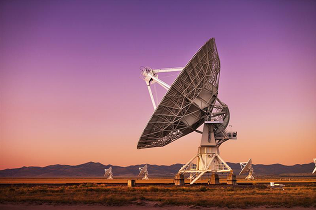 Bild eines Satelliten 