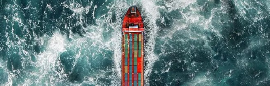 shipping boat in sea