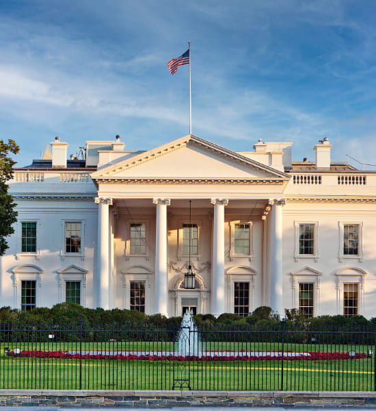 Front of the Whitehouse in DC