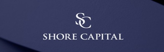 This image shows the shore capital logo
