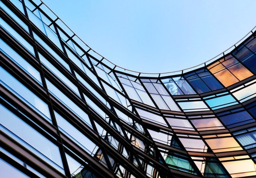 glass building