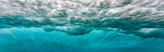turbulent water surface