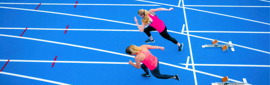 Women running