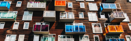 colourful balconies