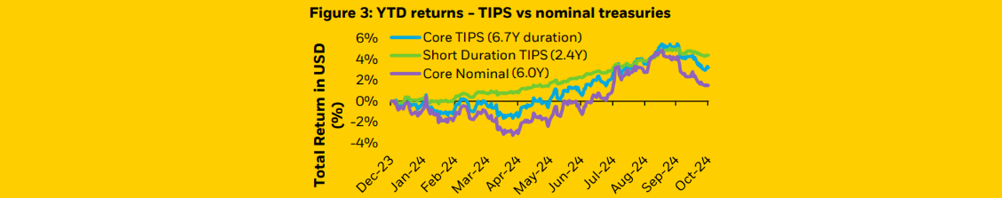 Ytd returns tips vs returns