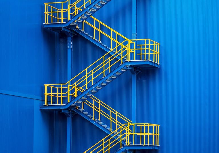 Ascending stairs