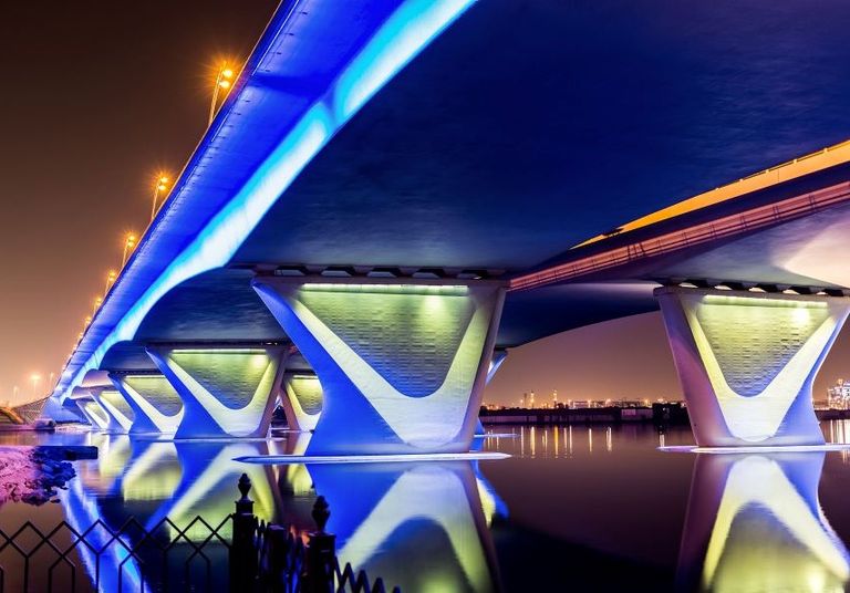 Bridge at night