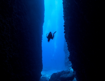 Cave diver