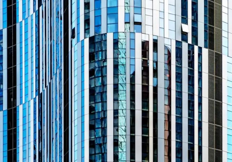 Blue and black windows
