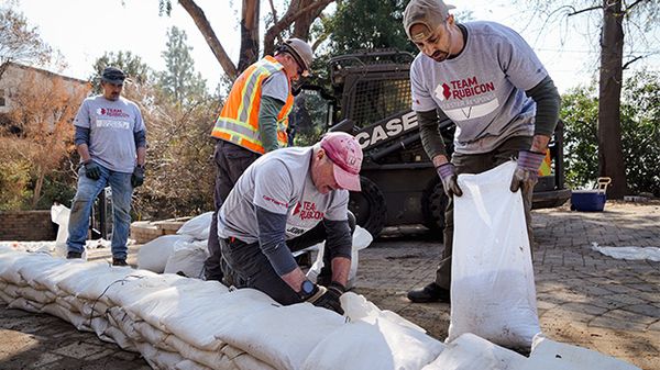 Disaster relief workers